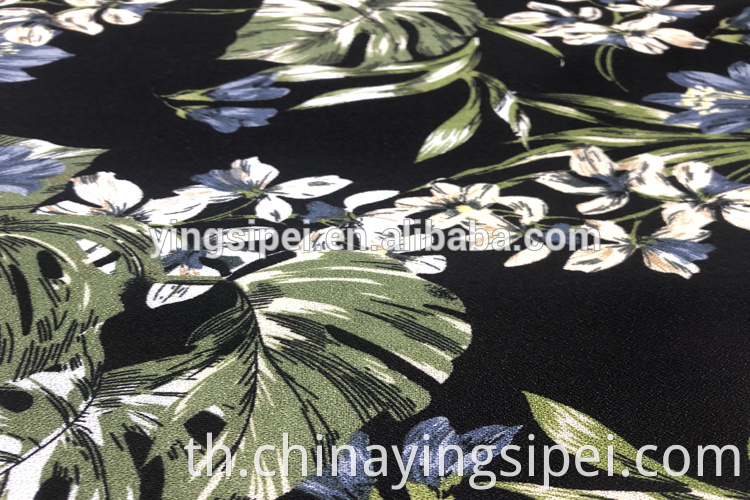 100% VISCOSE MOSS CREPE PRINTED FABRICS